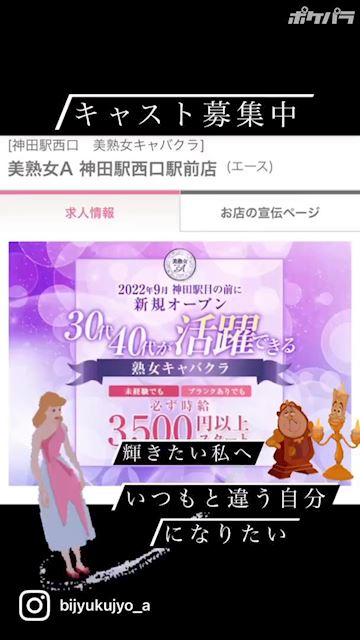 神田エリアお美熟女A(エース)は30代・40代採用の大人キャバクラ♪ - 美熟女A