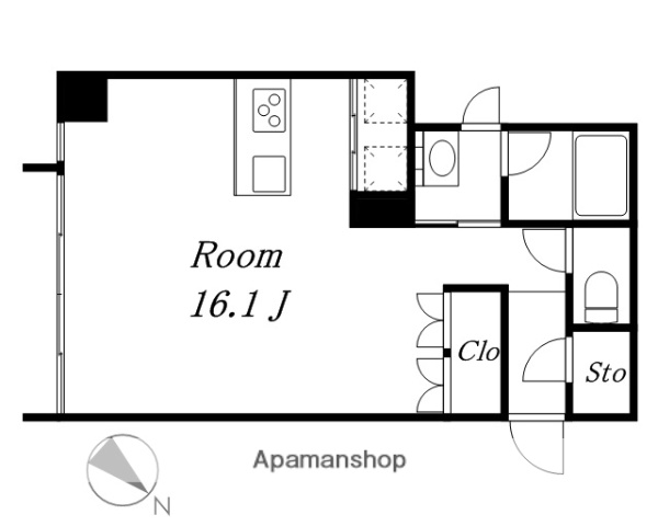 コレクション名駅Ⅲ 1LDK 41.11m²