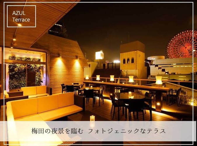 貸切パーティーならPremium Marche AZUL TERRACE（プレミアムマルシェアズールテラス）大阪｜カシキル