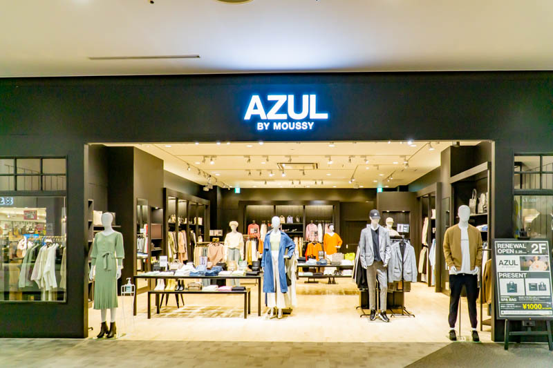 株式会社 バロックジャパンリミテッド「AZUL BY MOUSSY ららぽーと堺店」の音響システムをプロデュースしました。